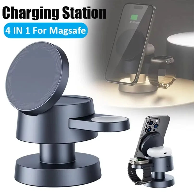 NeonCharge™ 4-in-1 Wireless Charging Dock